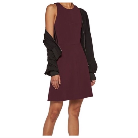 RAG & BONE BURGUNDY MINI DRESS - Picture 5 of 5